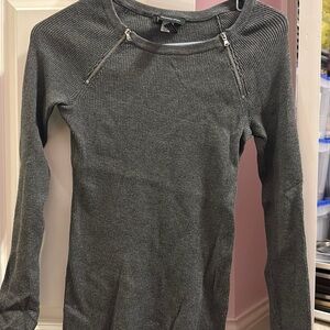 INC International Concepts ribbed knit sweater S